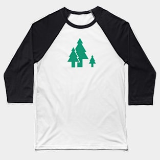 Tree Icon Baseball T-Shirt